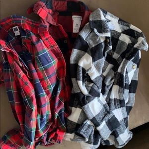 Plaid Shirt Trio!